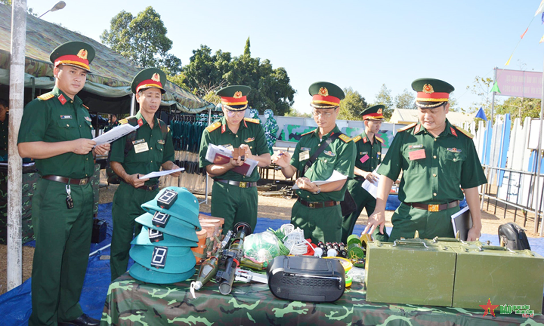 Bộ Chỉ huy Quân sự tỉnh Bình Phước bế mạc Hội thi mô hình học cụ huấn luyện năm 2024